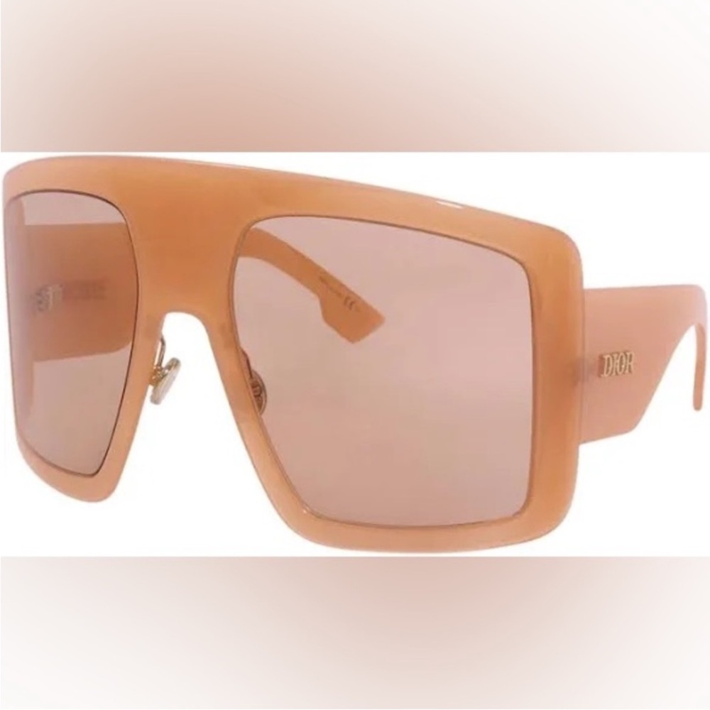 DIOR pink oversized sunglasses